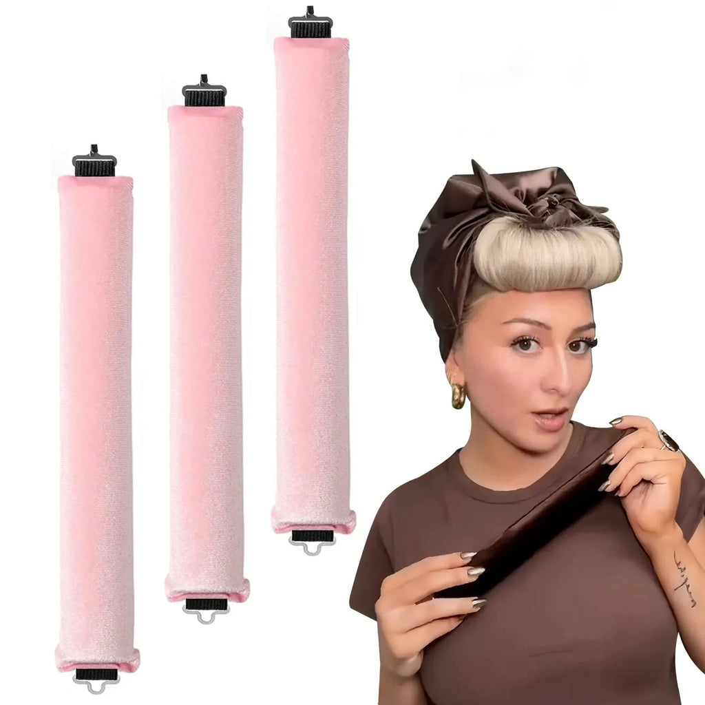Värmelösa lockar set / Heatless Hair Curling Set