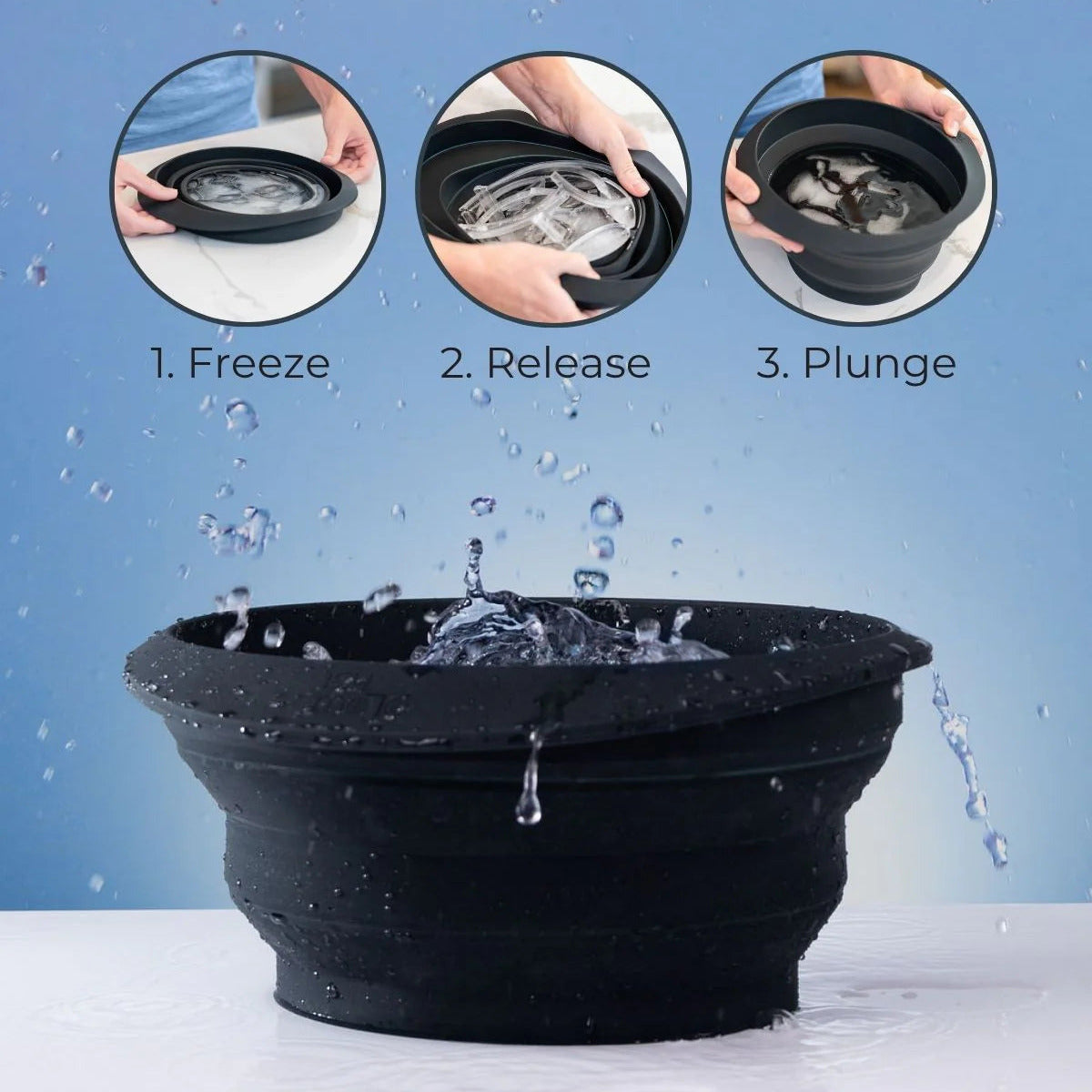 Ansiktsbad i is detalj / Facial Ice Bath Bowl detail
