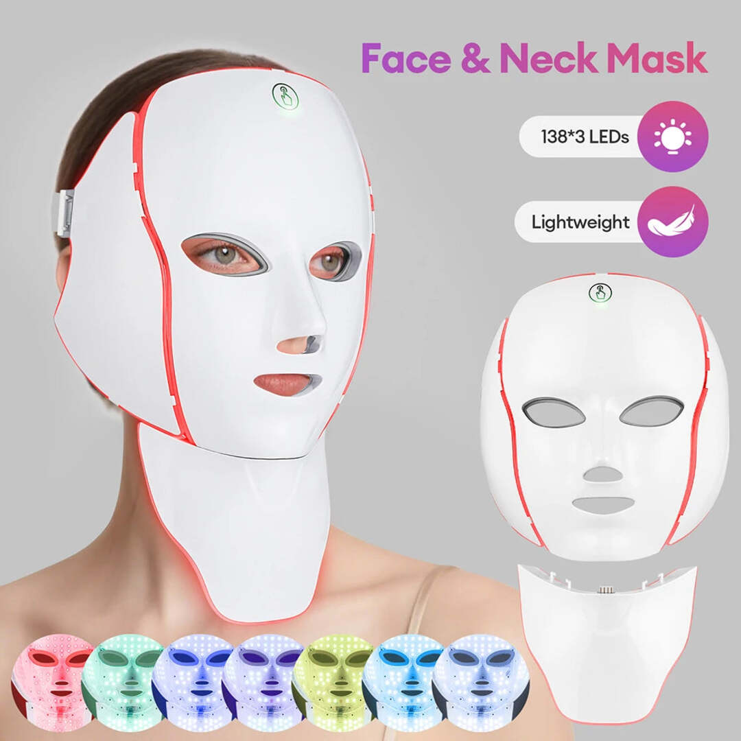 LED ansiktsmask detalj / LED Face Mask detail